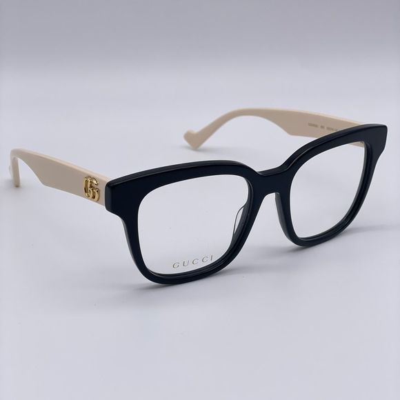 BRAND NEW GUCCI GG0958O 005 Black/White/Transparent Women Sunglasses main image 4